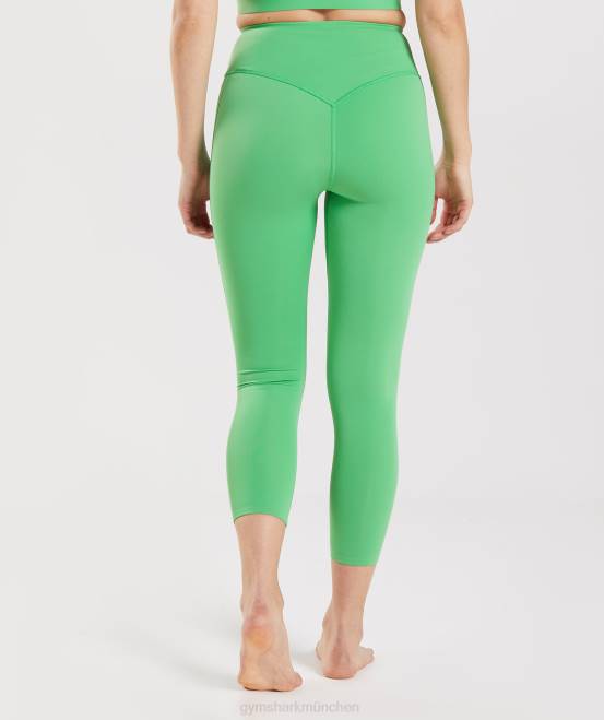 Apfelgrün Kleidung Gymshark Frauen Studio 7/8-Leggings 04P8302