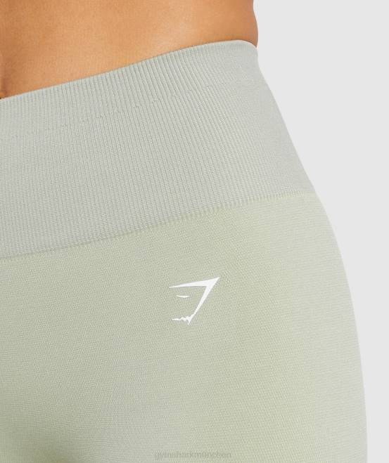 Dreieck | taupegrauer Druck Kleidung Gymshark Frauen Nahtlose Ombre-Leggings anpassen 04P8312