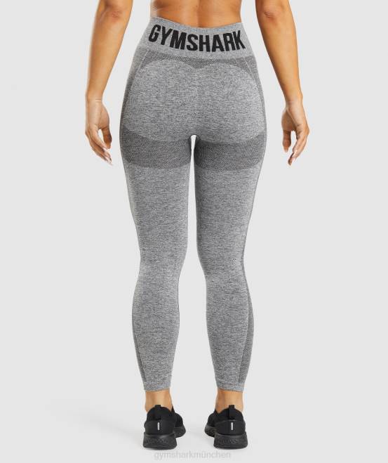 Holzkohle Mergel Kleidung Gymshark Frauen Flex-Leggings mit hoher Taille 04P8320