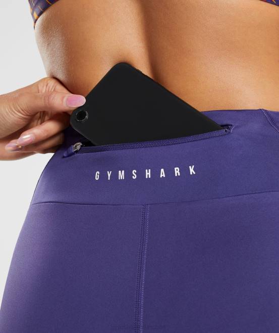 Neptun lila Kleidung Gymshark Frauen Sport-Laufleggings 04P8326