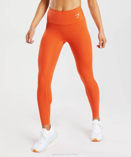 Pfeffer rot Kleidung Gymshark Frauen Trainingsleggings 04P8313