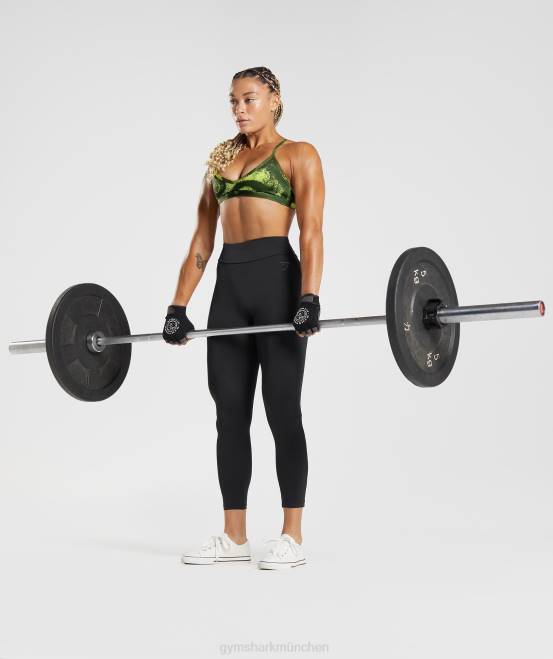 Schwarz Kleidung Gymshark Frauen Gs Power Original-Leggings 04P8269