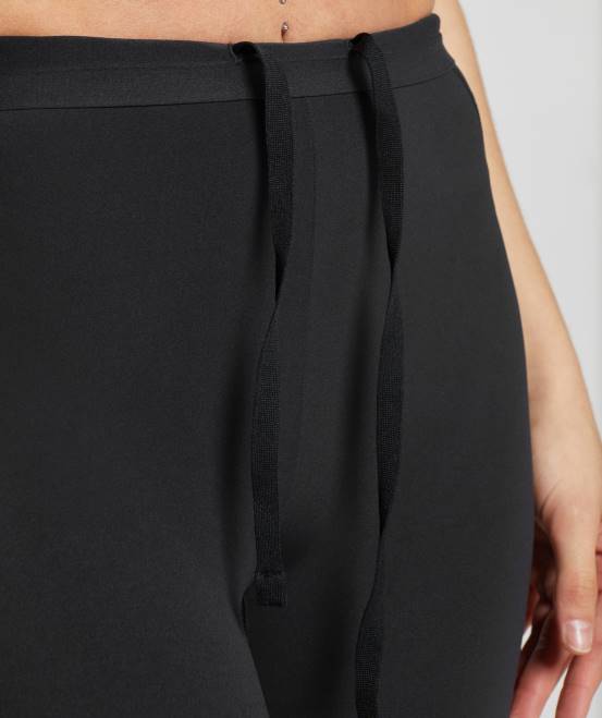 Schwarz Kleidung Gymshark Frauen Laufleggings 04P8277