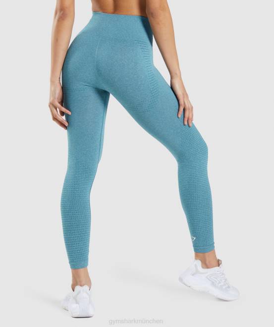 Tahoe Teal Mergel Kleidung Gymshark Frauen Vital Seamless 2.0 Leggings 04P8337