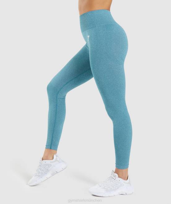 Tahoe Teal Mergel Kleidung Gymshark Frauen Vital Seamless 2.0 Leggings 04P8337