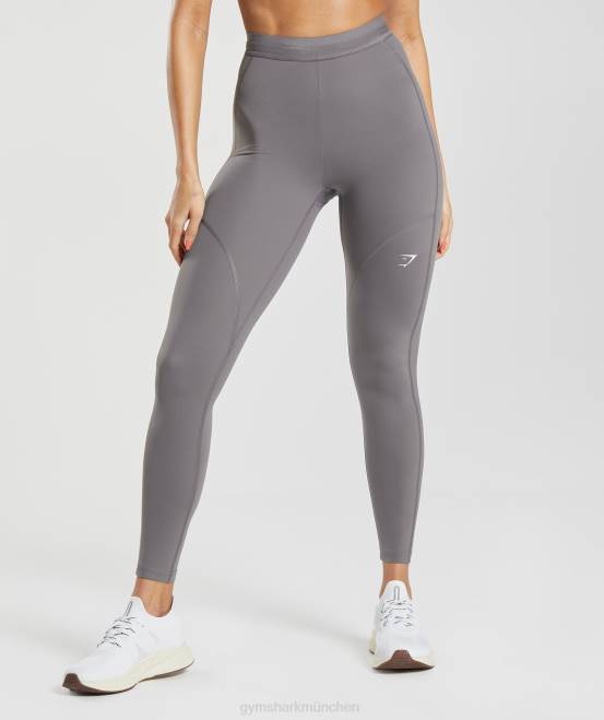 Titangrau Kleidung Gymshark Frauen Laufleggings 04P8332