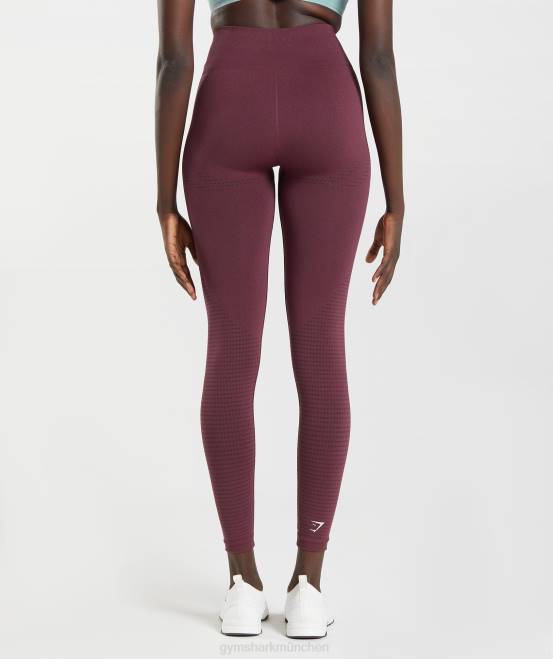 gebackener kastanienbrauner Mergel Kleidung Gymshark Frauen Vital Seamless 2.0 Leggings 04P8335