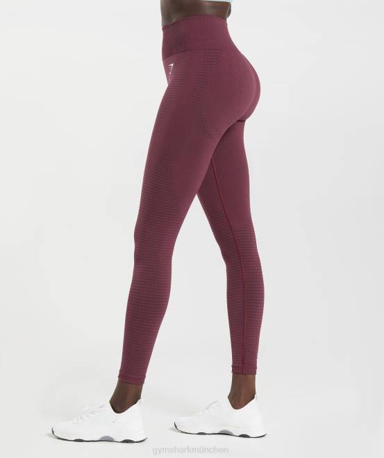 gebackener kastanienbrauner Mergel Kleidung Gymshark Frauen Vital Seamless 2.0 Leggings 04P8335