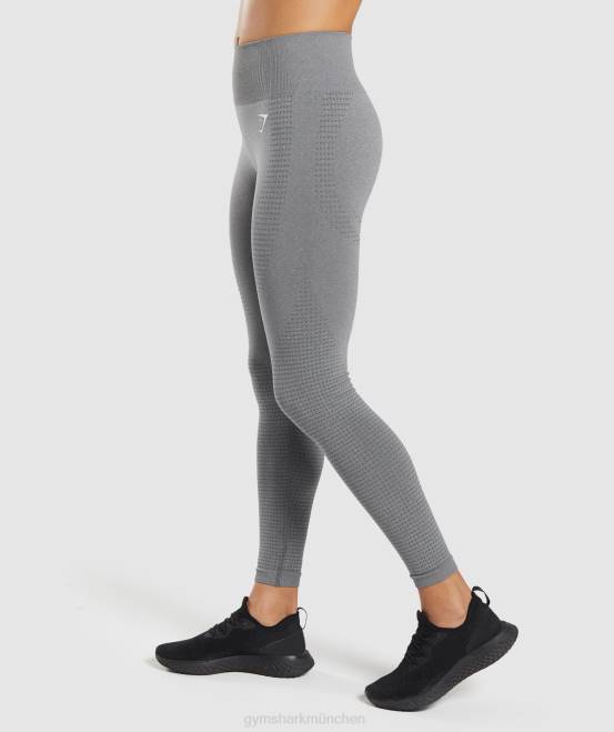 rauchgrauer Mergel Kleidung Gymshark Frauen Vital Seamless 2.0 Leggings 04P8250