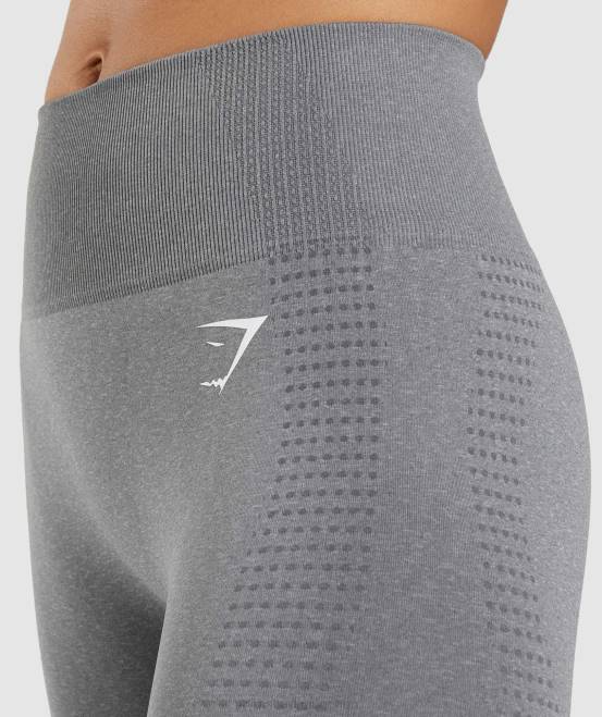 rauchgrauer Mergel Kleidung Gymshark Frauen Vital Seamless 2.0 Leggings 04P8250