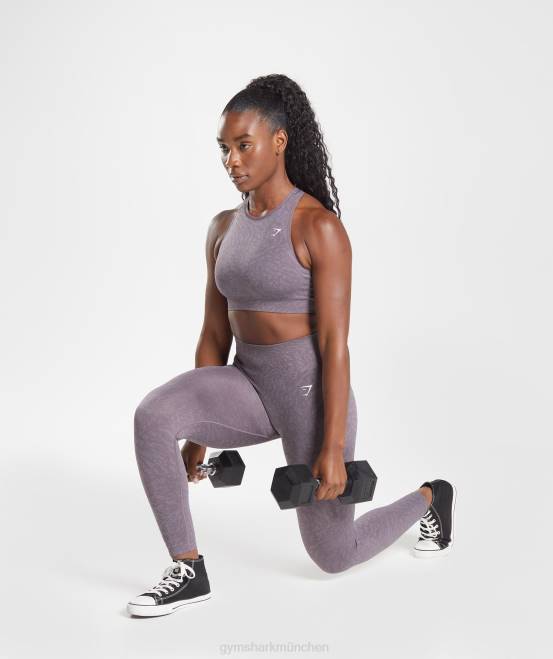 wild | Moschusflieder Kleidung Gymshark Frauen Passen Sie die nahtlosen Tier-Leggings an 04P8315