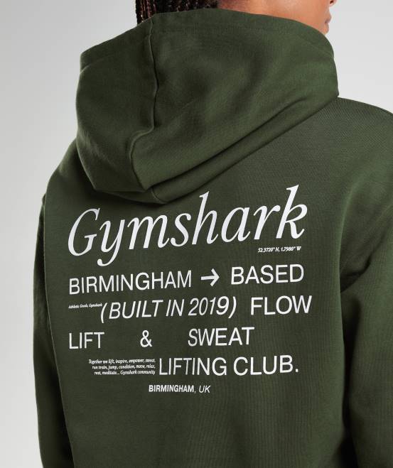 Moosoliv Kleidung Gymshark Frauen Übergroßer Kapuzenpullover für den Social Club 04P8378