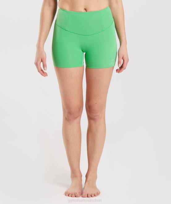 Apfelgrün Kleidung Gymshark Frauen Studio-Shorts 04P826
