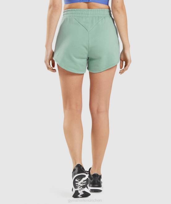 Mayablau Kleidung Gymshark Frauen Trainings-Sweatshorts 04P885
