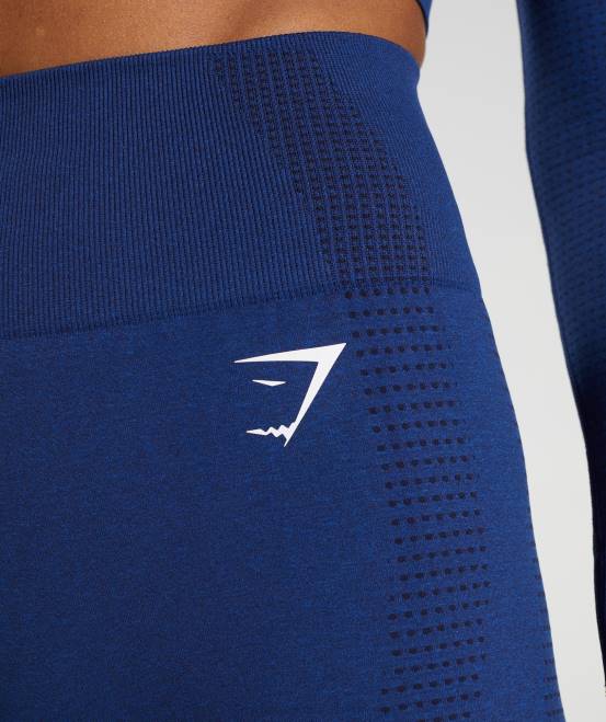 Sternenblauer Mergel Kleidung Gymshark Frauen Vital Seamless 2.0 Shorts 04P8104