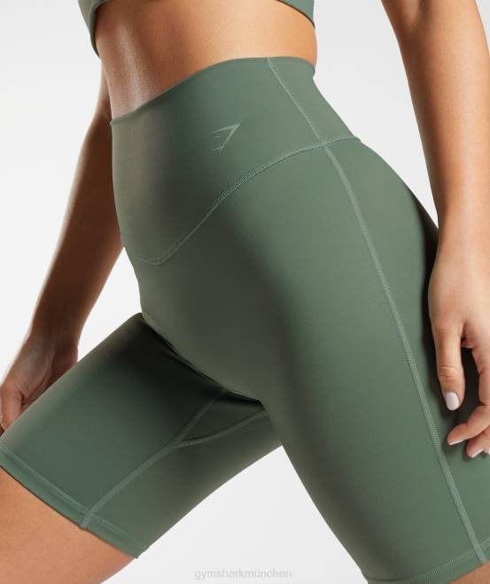 Weidengrün Kleidung Gymshark Frauen Elevate-Radhose 04P850