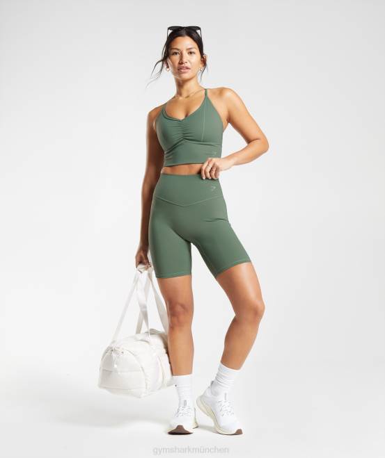 Weidengrün Kleidung Gymshark Frauen Elevate-Radhose 04P850
