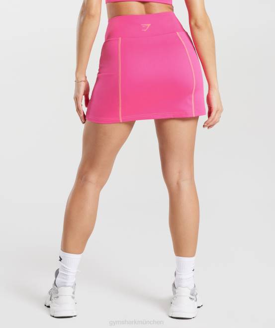 helles Fuchsia Kleidung Gymshark Frauen Sport-Skort 04P833