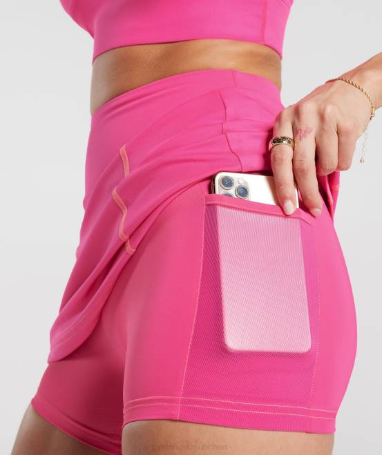 helles Fuchsia Kleidung Gymshark Frauen Sport-Skort 04P833