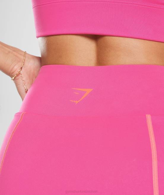 helles Fuchsia Kleidung Gymshark Frauen Sport-Skort 04P833