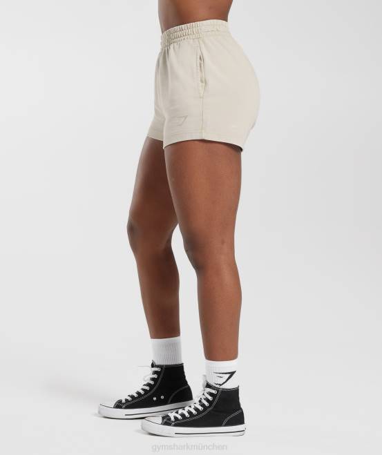 pilzbraun Kleidung Gymshark Frauen College-Sweatshorts 04P882