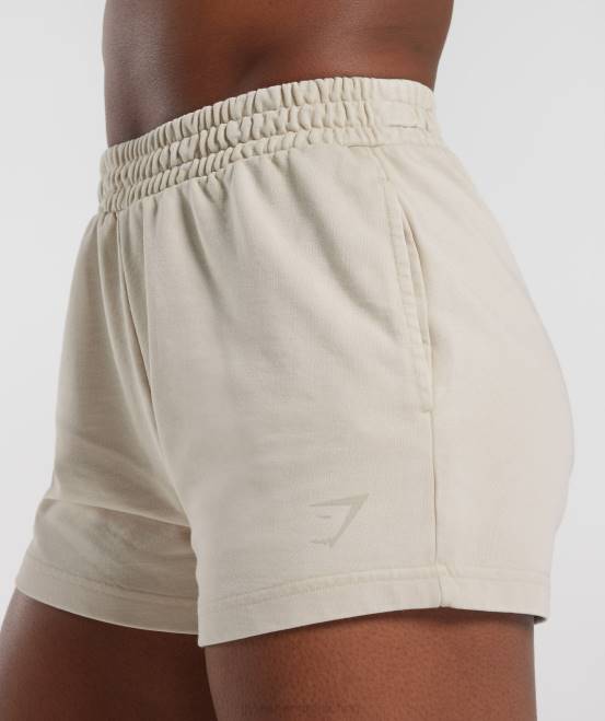 pilzbraun Kleidung Gymshark Frauen College-Sweatshorts 04P882
