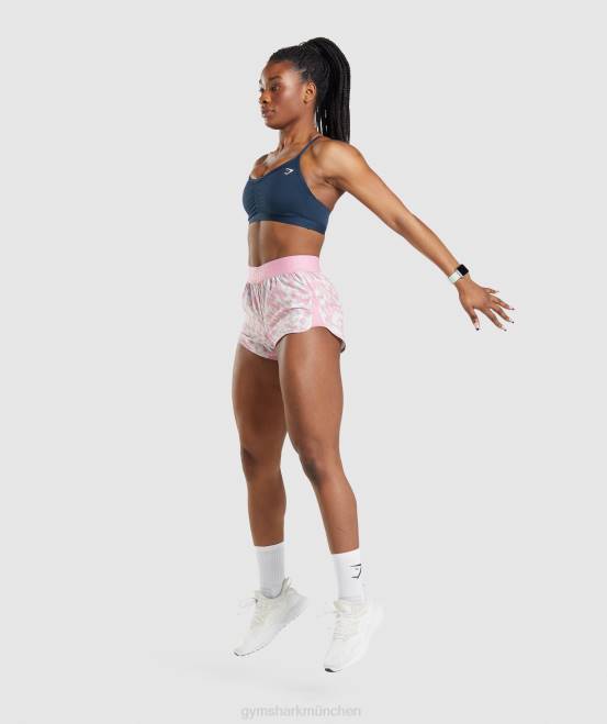 rosa Aufdruck Kleidung Gymshark Frauen Trainingsshorts mit lockerer Passform 04P889