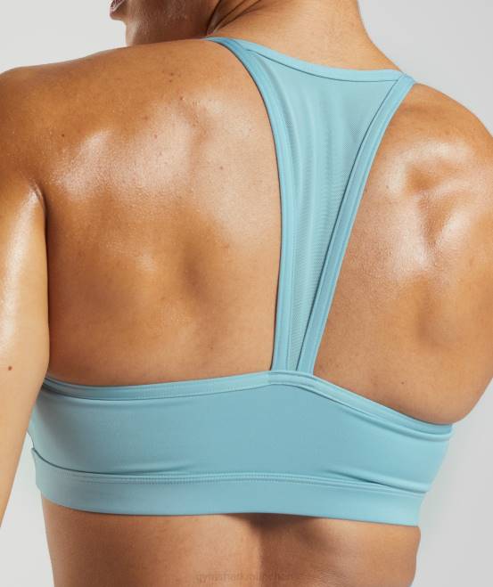 Eisbergblau Kleidung Gymshark Frauen GS Power Sport-BH 04P8154