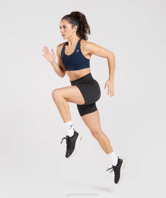 Marine Kleidung Gymshark Frauen Crossover-Sport-BH 04P8155