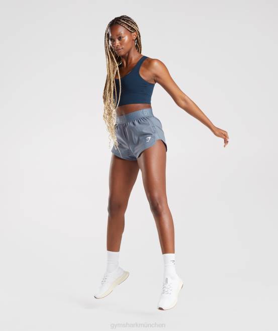 Marine Kleidung Gymshark Frauen Langer Sport-BH 04P8131