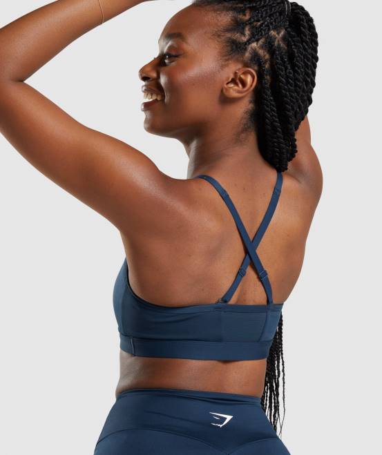 Marine Kleidung Gymshark Frauen geraffter Sport-BH 04P8112