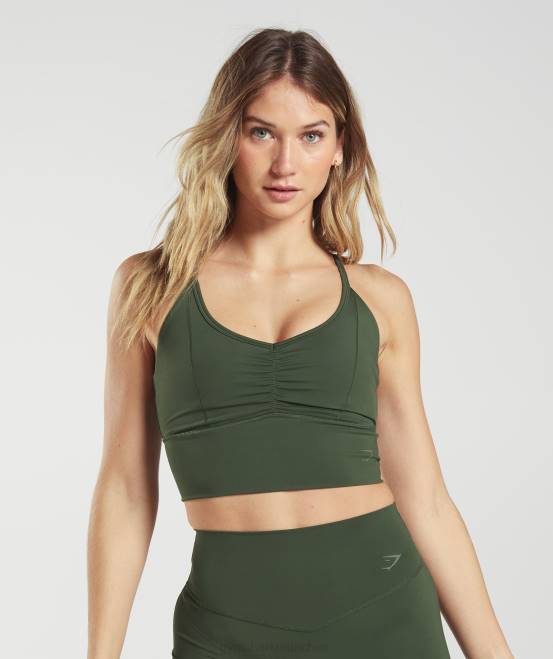 Moosoliv Kleidung Gymshark Frauen Langer Sport-BH von Elevate 04P8157