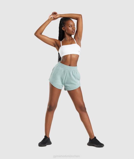Weiß Kleidung Gymshark Frauen Bandeau-Sport-BH 04P8129