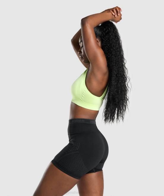 grün/hellgrün Kleidung Gymshark Frauen Apex nahtloser Sport-BH 04P8230