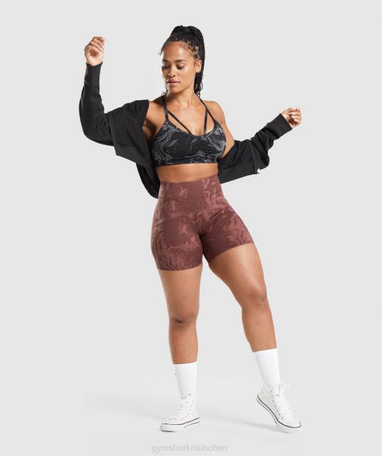schwarzer Druck Kleidung Gymshark Frauen GS Power Sport-BH 04P8199