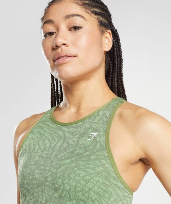 wild | Leguan grün Kleidung Gymshark Frauen Adapt Animal nahtloser Sport-BH 04P8203