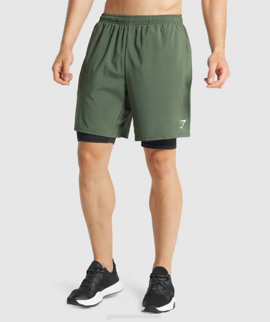 Schwarz Kleidung Gymshark Männer Element-Baselayer-Shorts 04P81027
