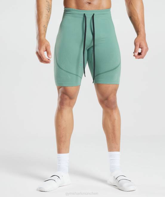 Tinte blaugrün/juwelengrün Kleidung Gymshark Männer 315 nahtlose Shorts 04P81034