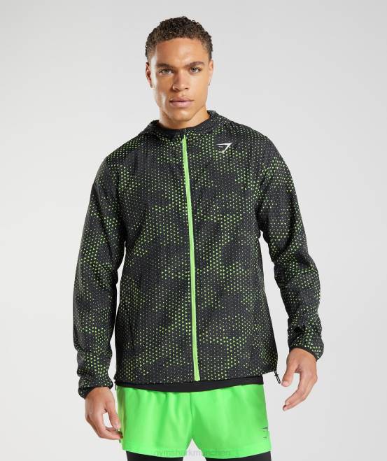 Fluorkalk Kleidung Gymshark Männer Sport-Windjacke 04P8813