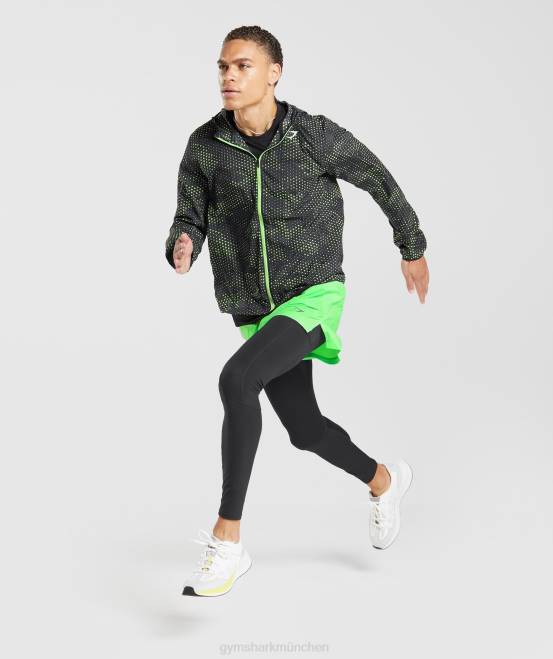 Fluorkalk Kleidung Gymshark Männer Sport-Windjacke 04P8813