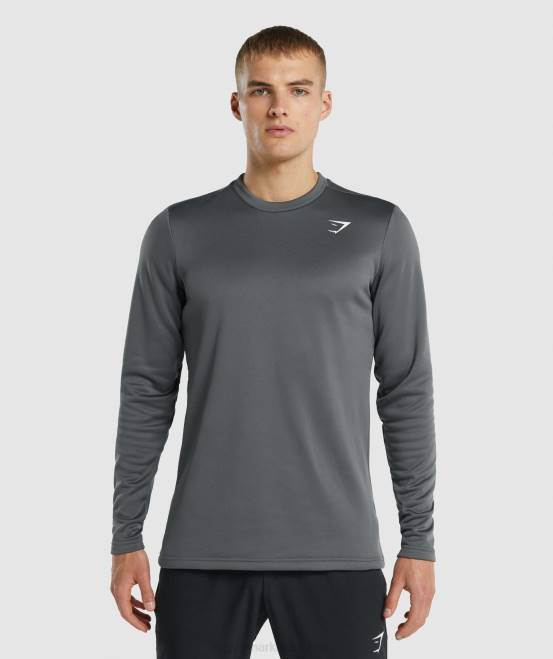 Holzkohle Kleidung Gymshark Männer Ankunfts-Crew-Sweatshirt 04P8870