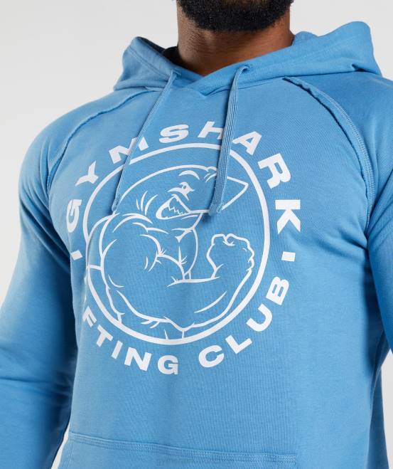 Küstenblau Kleidung Gymshark Männer Legacy-Hoodie 04P8855