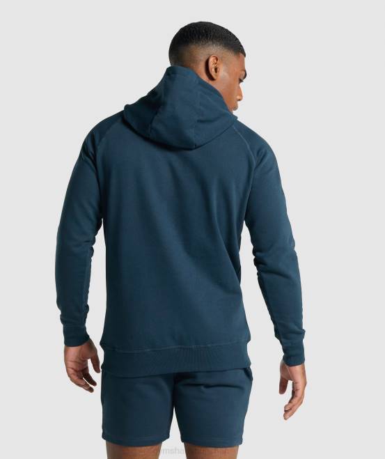 Marine Kleidung Gymshark Männer Kapuzenpullover mit Wappen 04P8793