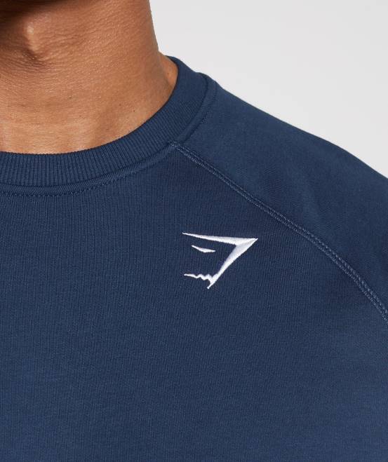 Marine Kleidung Gymshark Männer Wappen-Sweatshirt 04P8814