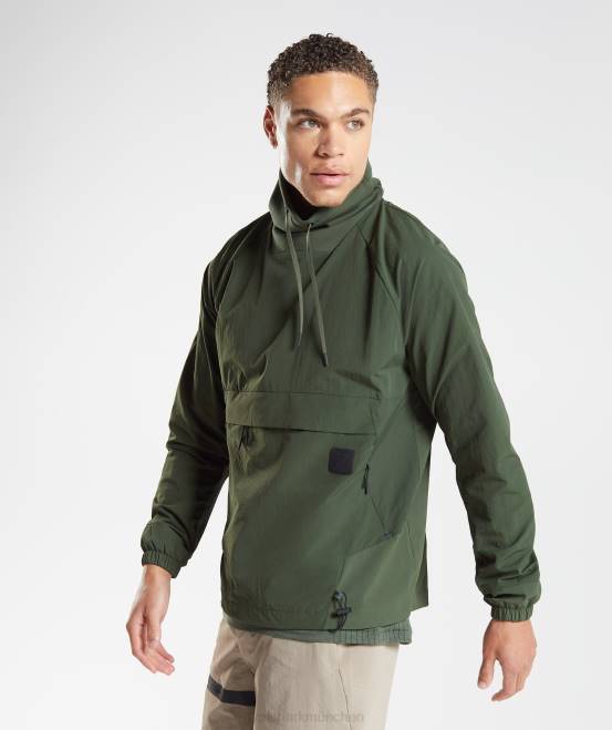 Moosoliv Kleidung Gymshark Männer Anorak zurückerobern 04P8834