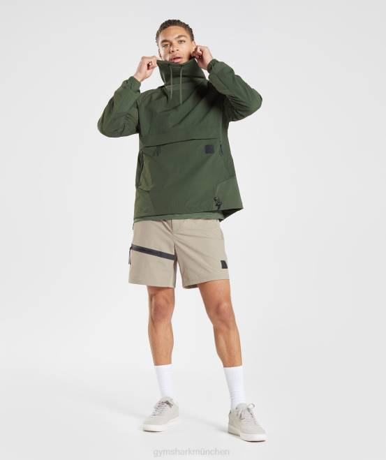 Moosoliv Kleidung Gymshark Männer Anorak zurückerobern 04P8834