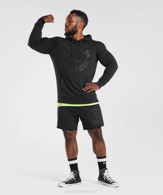 Schwarz Kleidung Gymshark Männer Legacy-Hoodie 04P8843