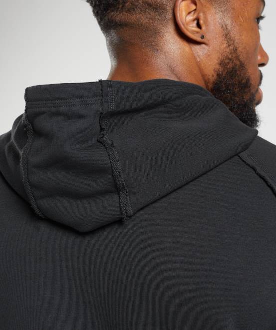 Schwarz Kleidung Gymshark Männer Legacy-Hoodie 04P8850