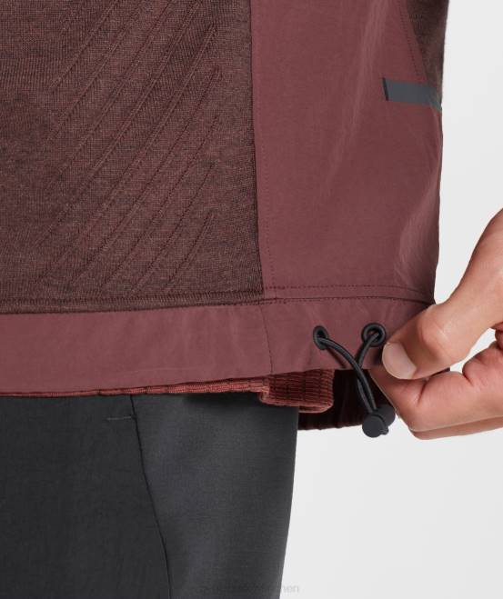 kirschbrauner Mergel Kleidung Gymshark Männer Besatzung zurückerobern 04P8839