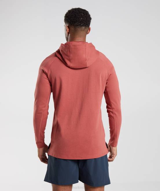rosabraun Kleidung Gymshark Männer Studio-Hoodie 04P8848